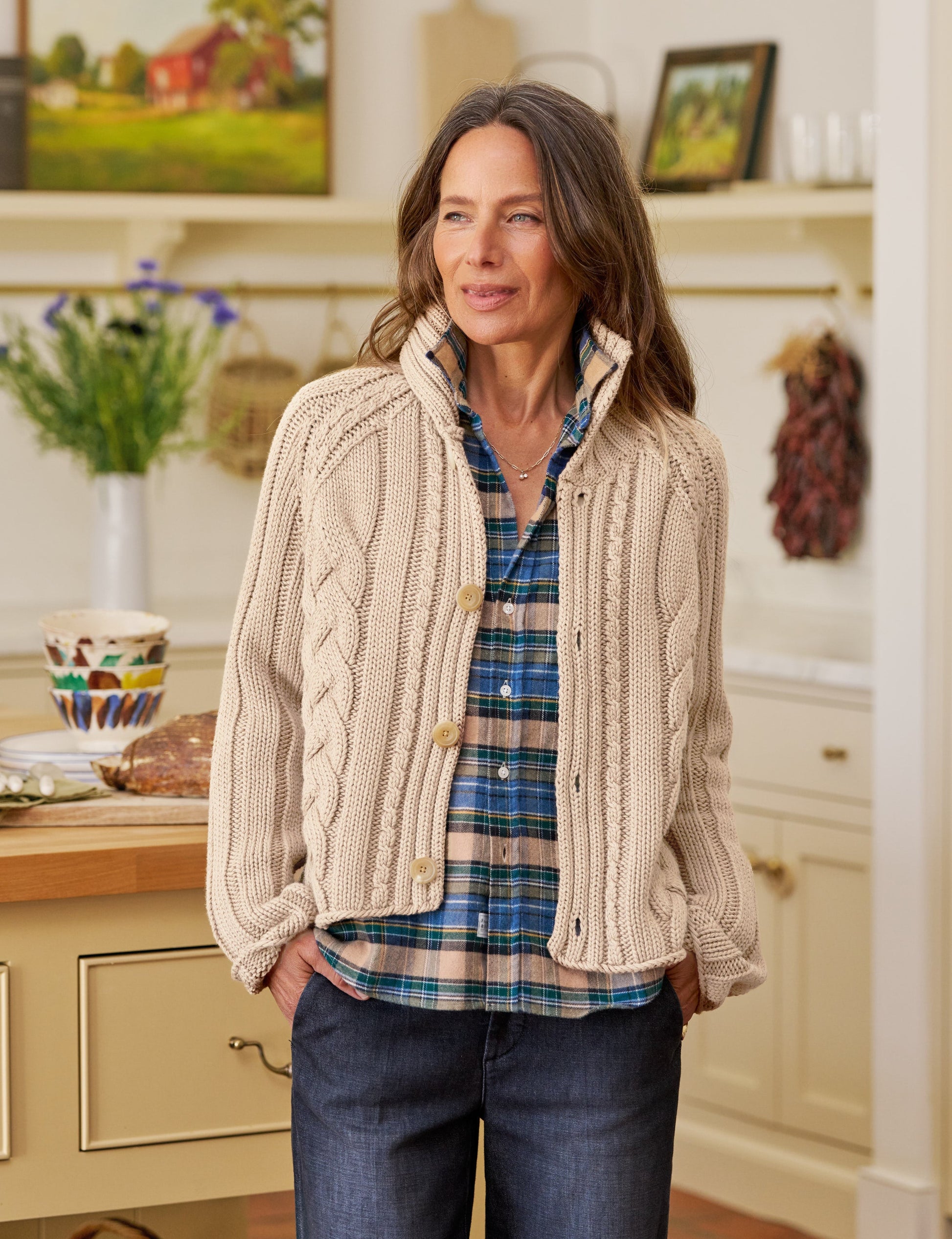 MINI COTSWOLDS Sand, Pure Italian Cotton