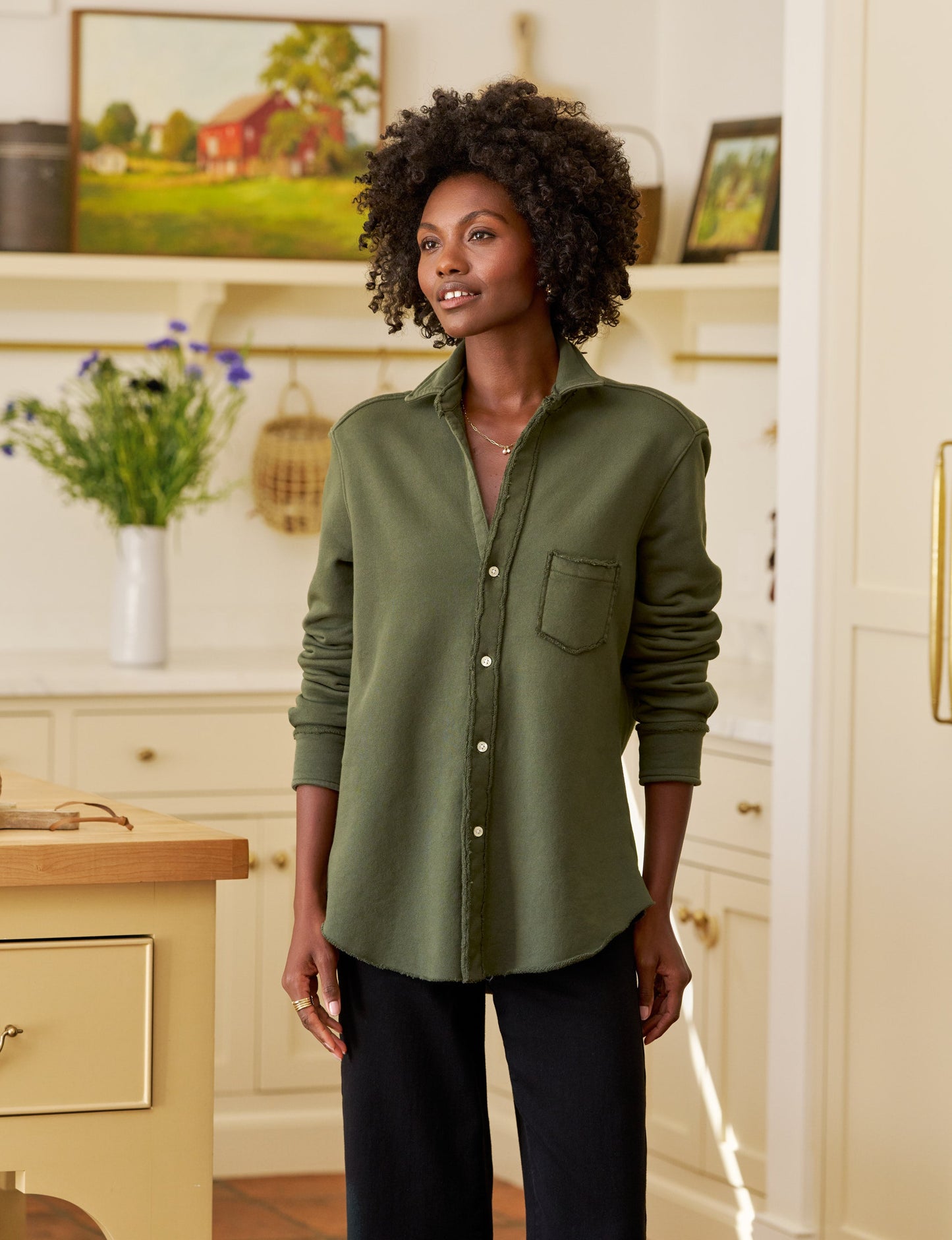 EILEEN Caper, Triple Fleece