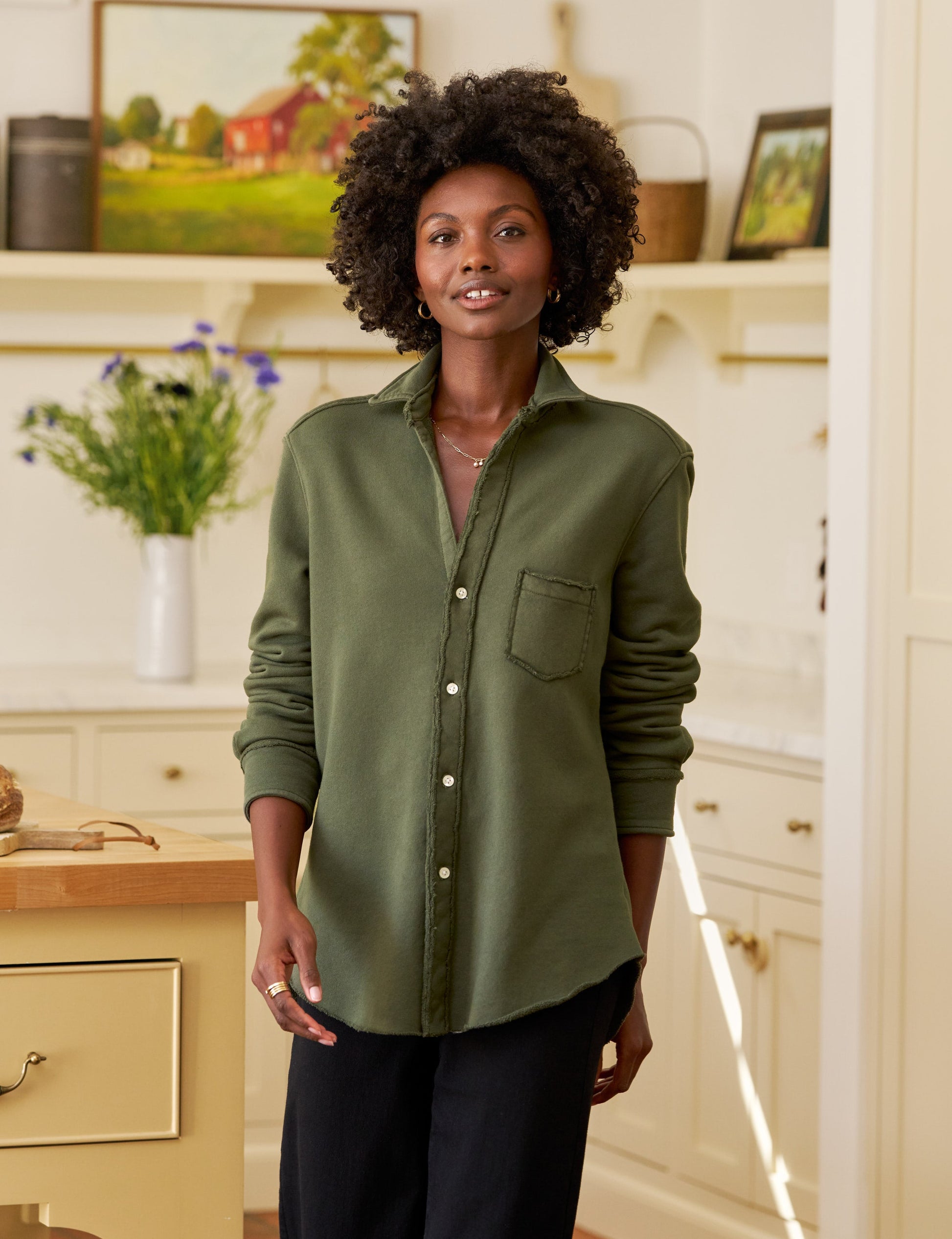 EILEEN Caper, Triple Fleece