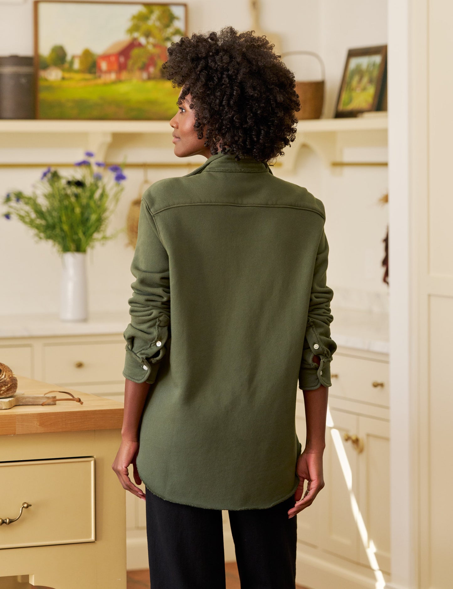 EILEEN Caper, Triple Fleece
