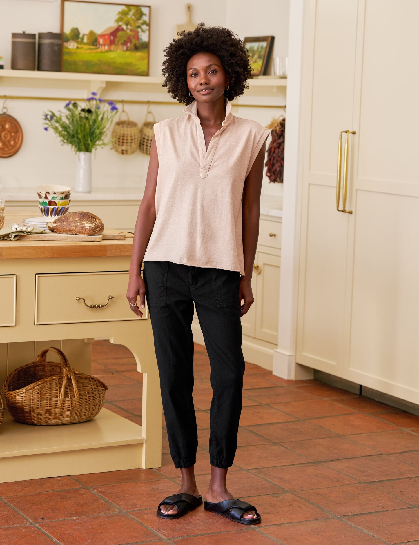 JAMESON Black, Italian Performance Linen