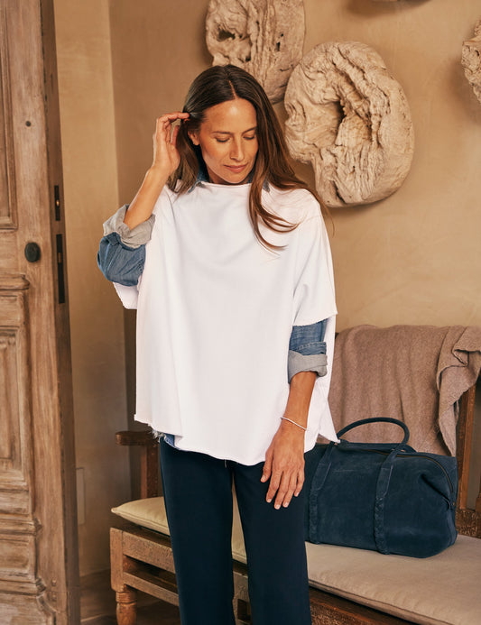 AUDREY White, Triple Fleece
