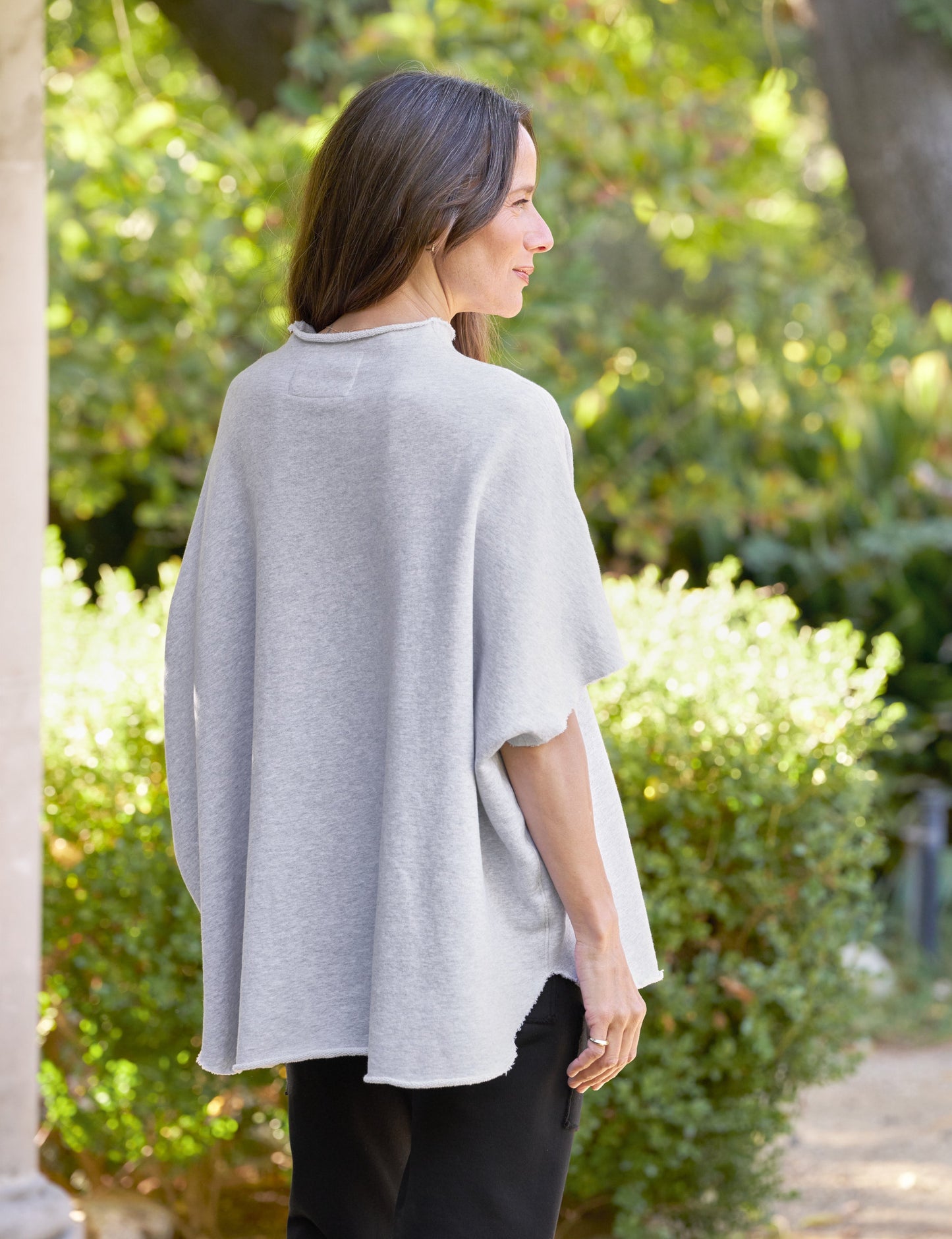 AUDREY Gray Melange, Triple Fleece