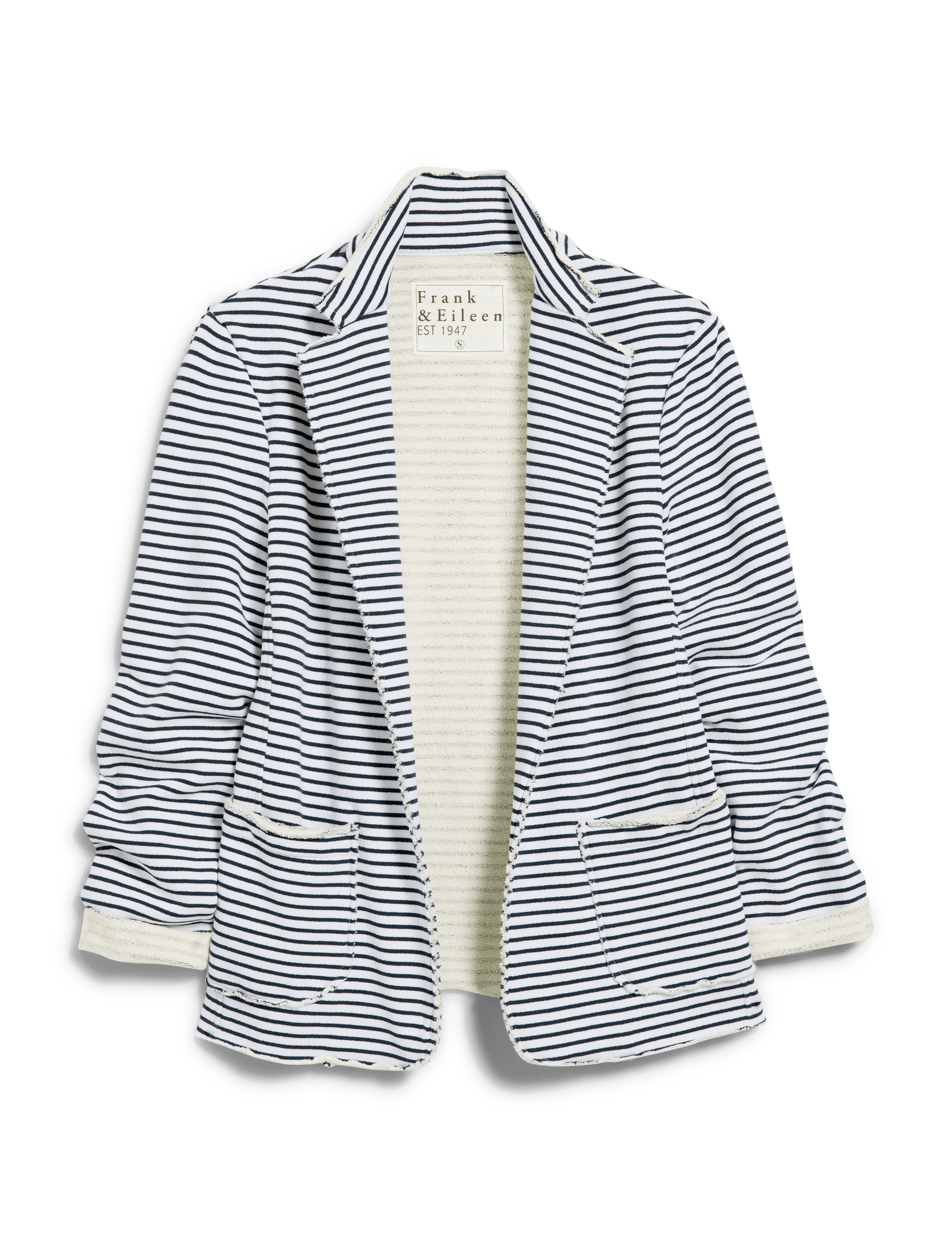 DUBLIN Navy French Stripe, Triple Fleece