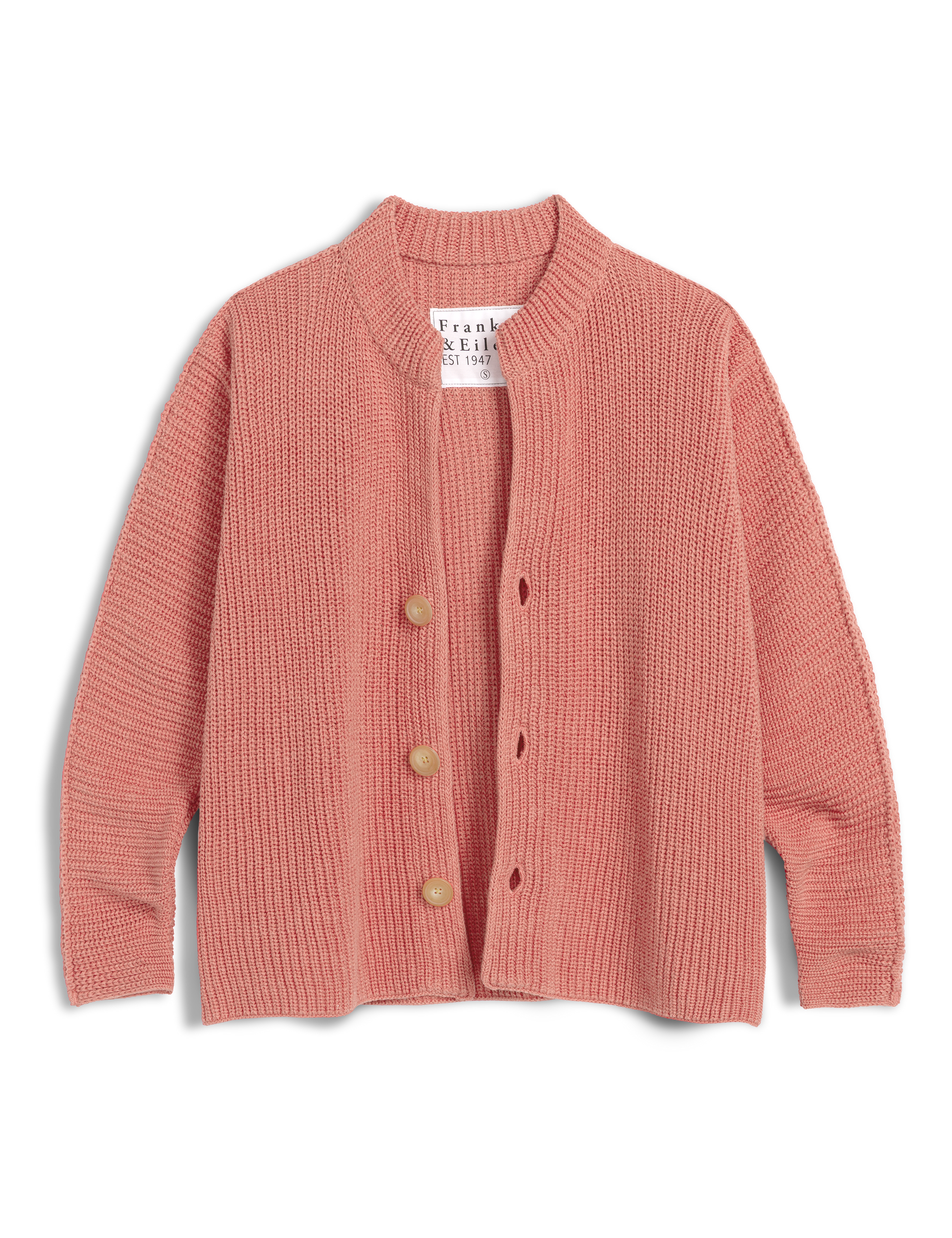 MONTECITO CARDIGAN Apricot, Pure Italian Cotton