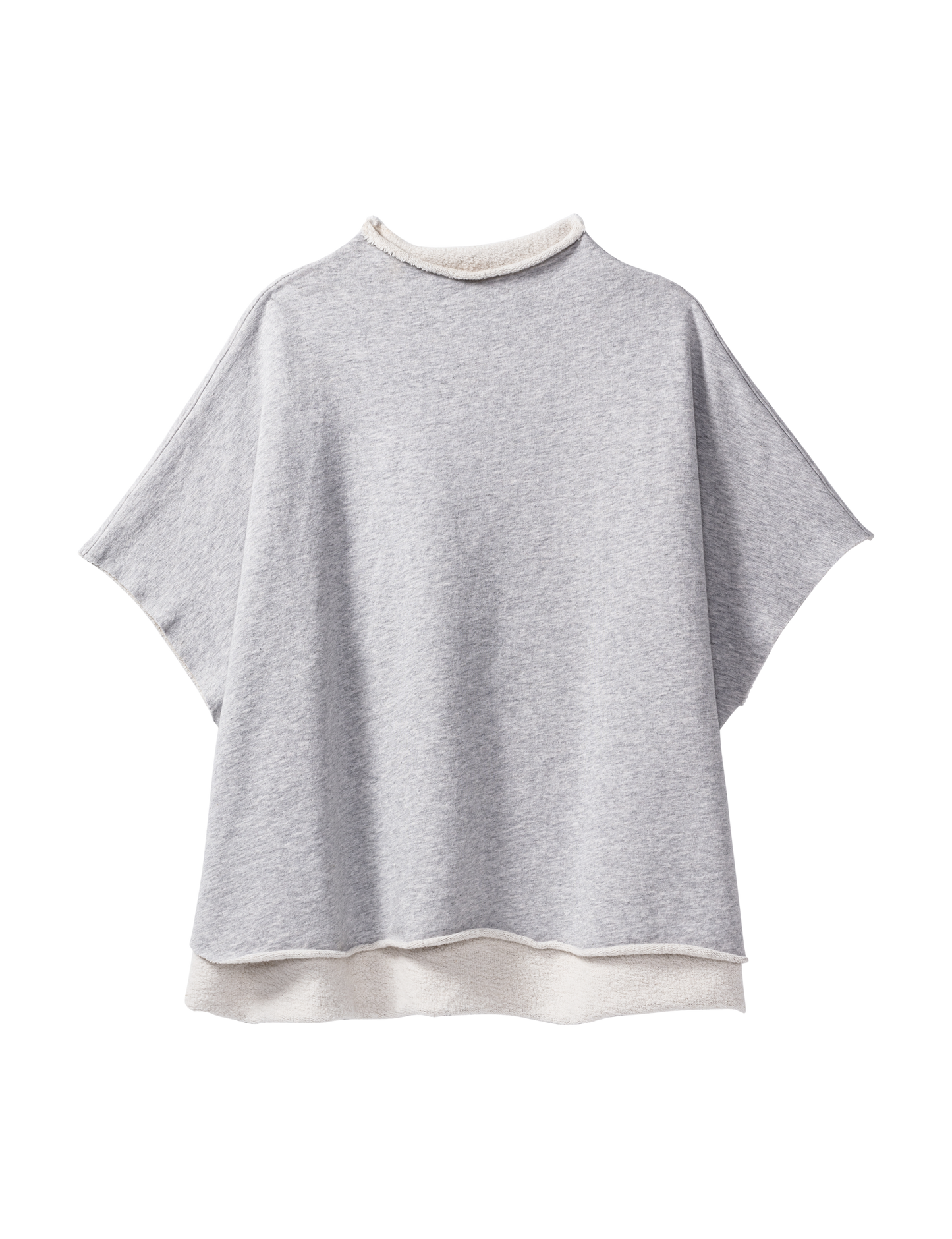 AUDREY Gray Melange, Triple Fleece