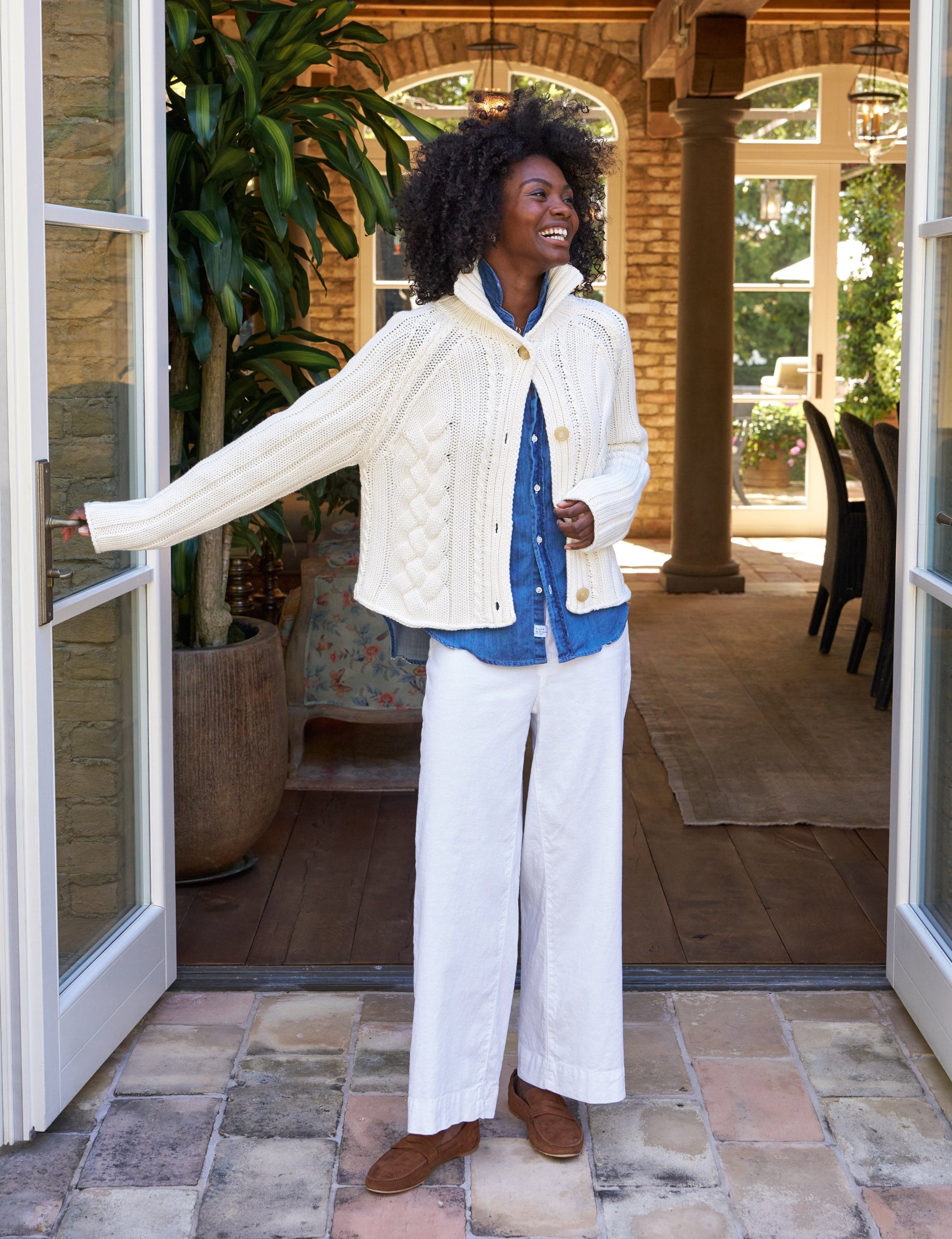 MINI COTSWOLDS Ivory, Pure Italian Cotton