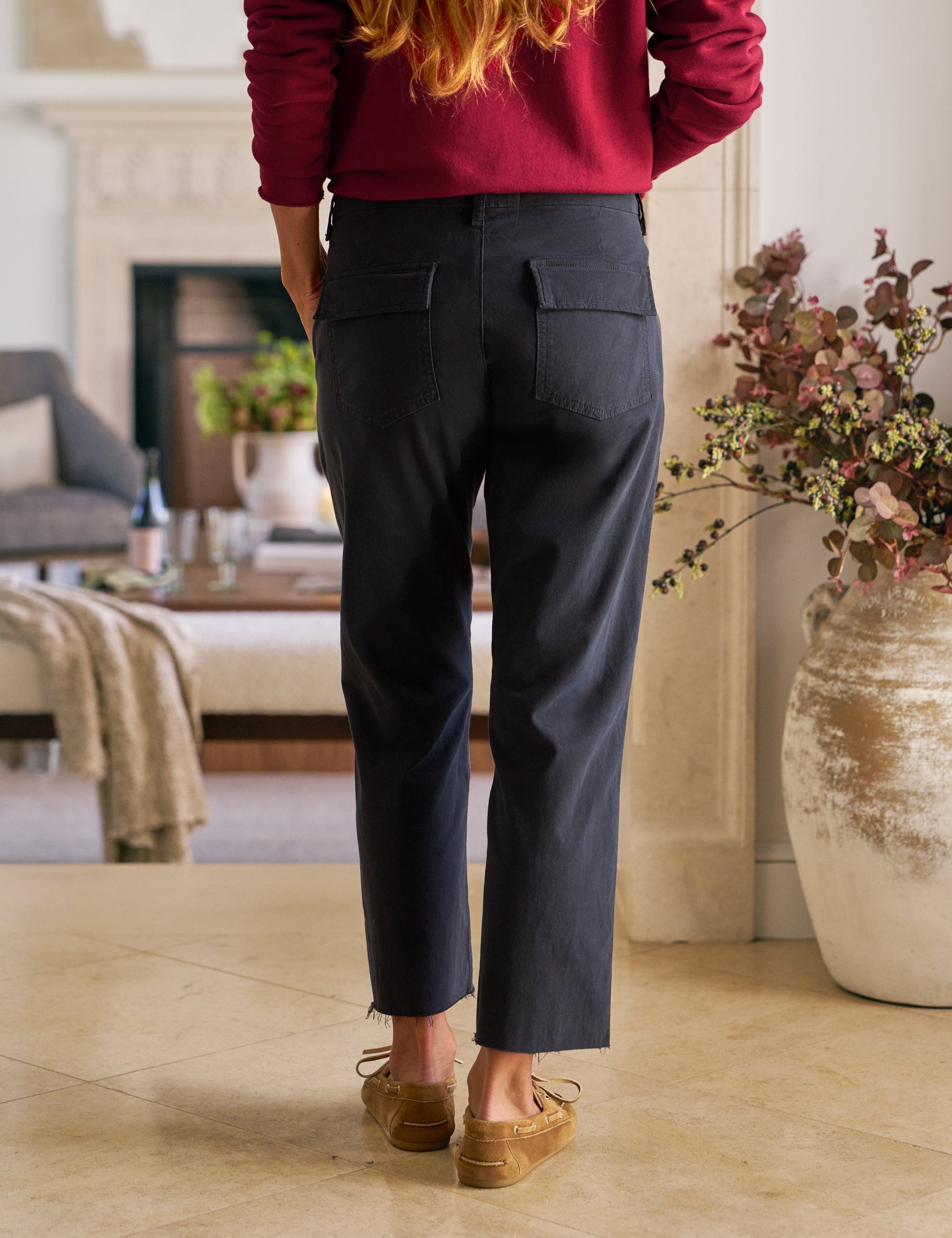 BLACKROCK Washed Black, Italian Peached Twill