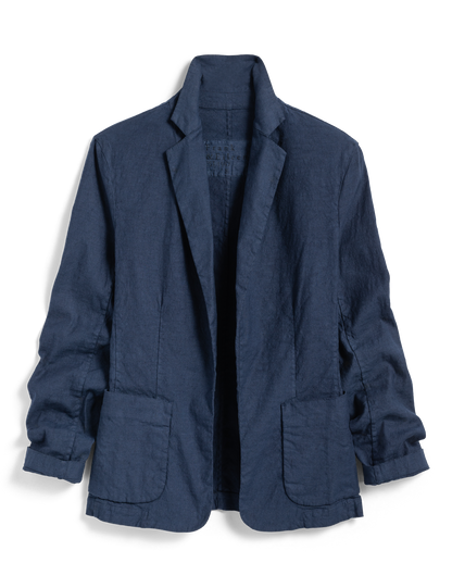 DUBLIN Navy, Italian Performance Linen