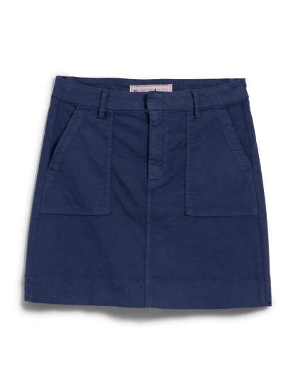 JAMESON SKIRT Summer Navy, Italian Performance Linen