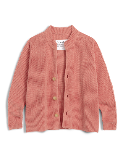 MONTECITO CARDIGAN Apricot, Pure Italian Cotton