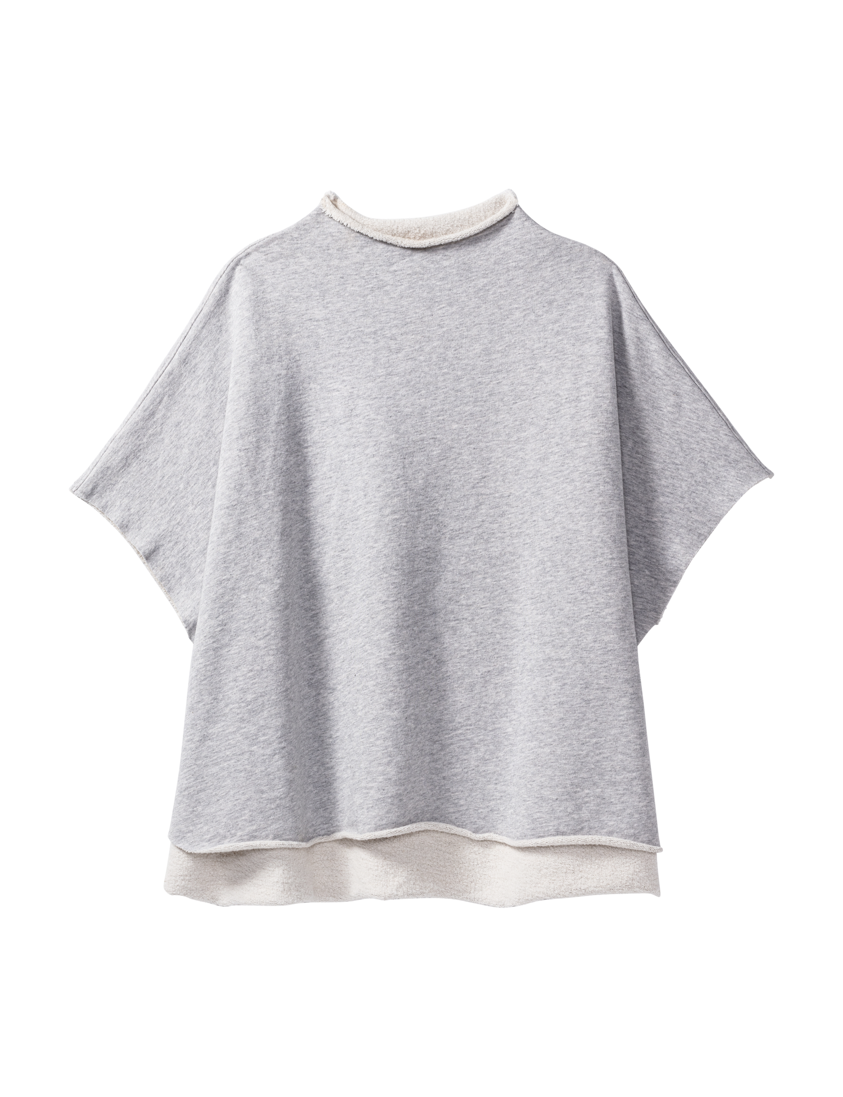 AUDREY Gray Melange, Triple Fleece