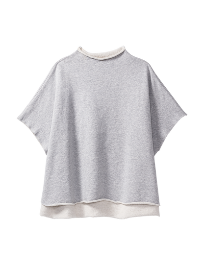 AUDREY Gray Melange, Triple Fleece